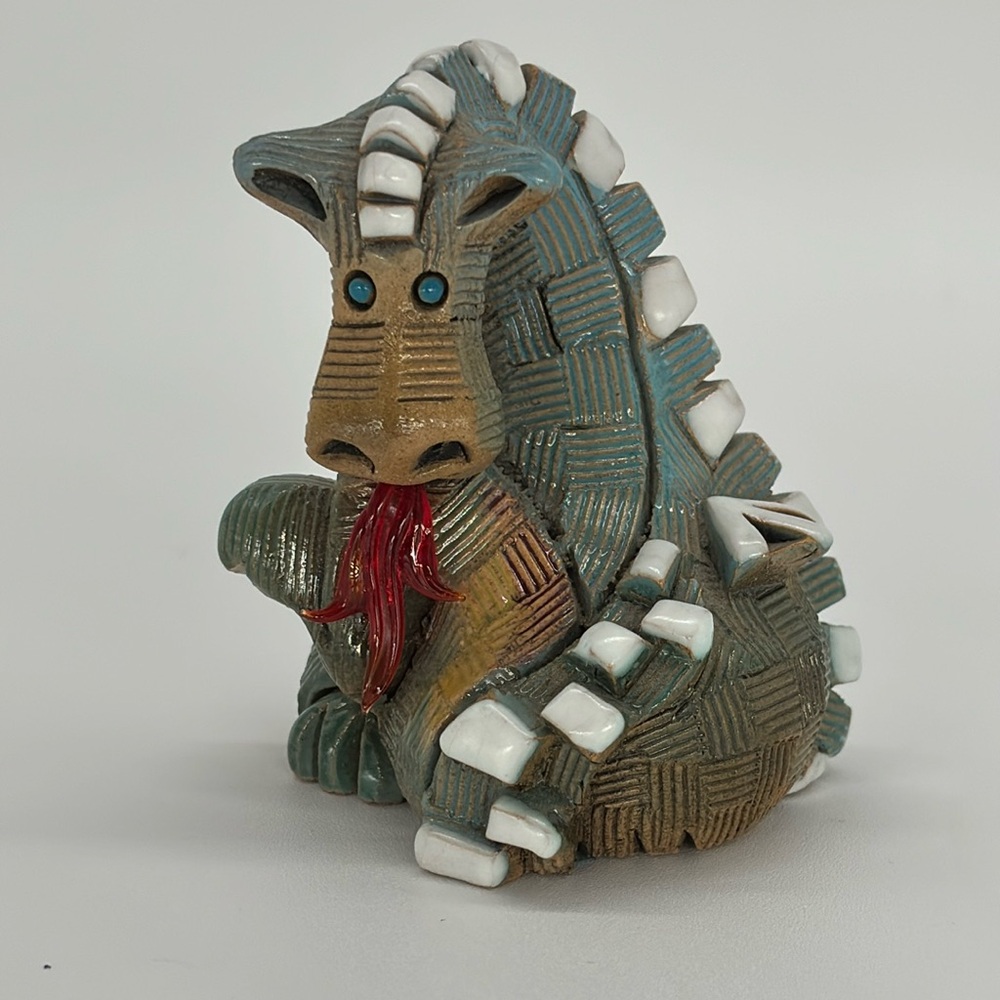 Vintage Artesania Rinconada Dragon #252 Figurine From Uruguay